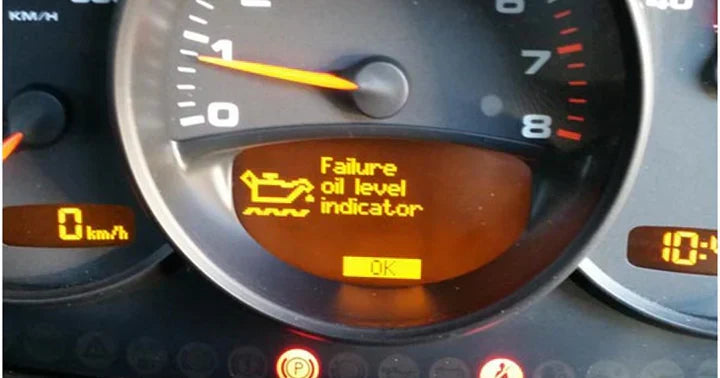 New Porsche 996 - oil level failure indicator